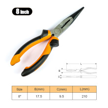 High Carbon Steel 6 Inch 8 Inch Wire Pliers Cutter Repair Tools Long Needle Nose Pliers